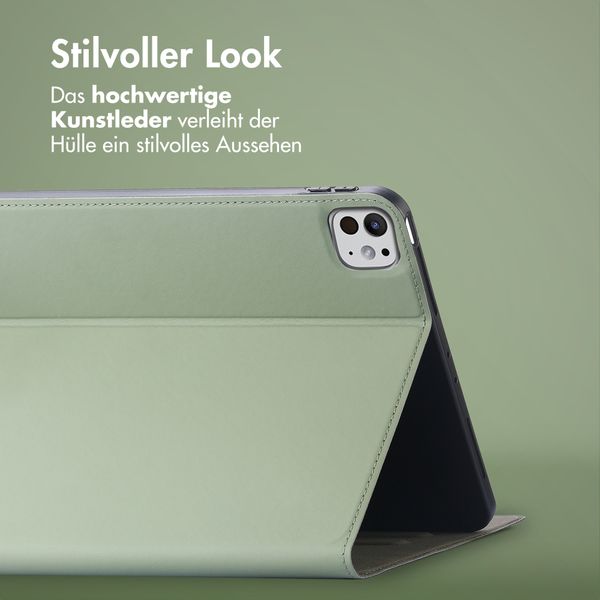 Accezz Classic Klapphülle Apple iPad Pro 11 (2025) M5 / (2024) M4 - Grün