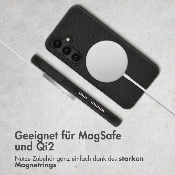 Accezz Tough Back Cover mit MagSafe Samsung Galaxy S24 - Schwarz