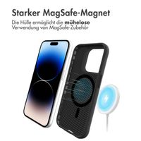 imoshion Rugged Hybrid Carbon Case mit MagSafe Apple iPhone 15 Pro Max - Schwarz