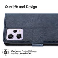 imoshion Luxuriöse Klapphülle Xiaomi Redmi Note 12 Pro (5G) - Dunkelblau