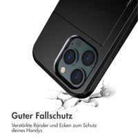 imoshion Backcover mit Kartenfach Apple iPhone 13 Pro - Schwarz