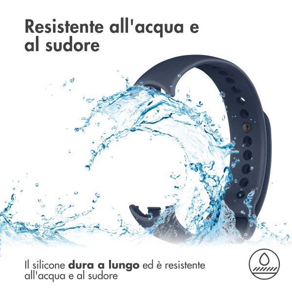 imoshion Silikon Sportarmband für Xiaomi Smart Band 8 / 9 - Dunkelblau