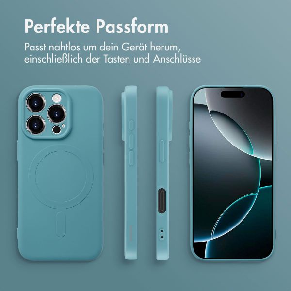 imoshion Color Back Cover mit MagSafe Apple iPhone 16 Pro - Smoke Green