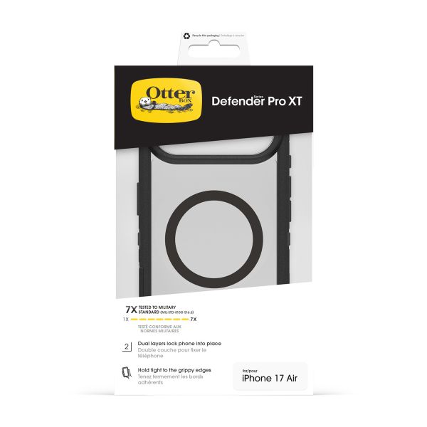 OtterBox Defender Pro XT Magnets Back Cover Apple iPhone Air - Clear / Black
