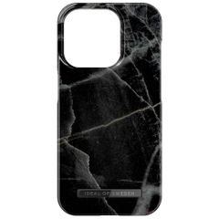 iDeal of Sweden Fashion Back Case für das iPhone 15 Pro - Black Thunder Marble