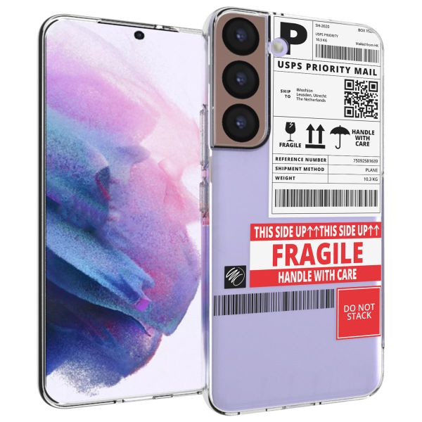 imoshion Design Hülle für das Samsung Galaxy S22 - Shipping label