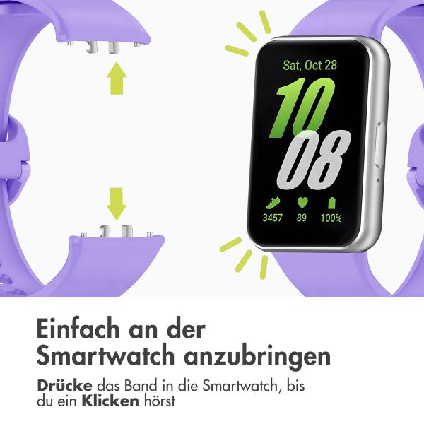imoshion Silikonband für das  Samsung Galaxy Fit 3 - Lila / Lilac