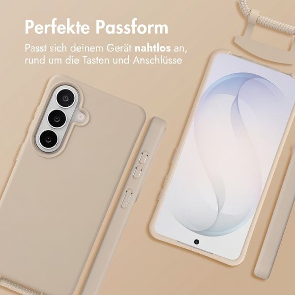 imoshion Color Backcover mit abnehmbarem Handykette und MagSafe Samsung Galaxy S26 - Nude