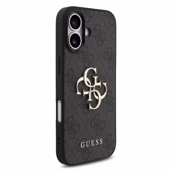 Guess 4G Metal Logo Back Cover Apple iPhone 17 - Schwarz