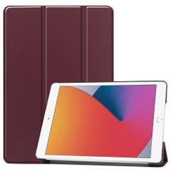 imoshion Trifold Klapphülle Apple iPad 9 (2021) 10.2 Zoll / iPad 8 (2020) 10.2 Zoll / iPad 7 (2019) 10.2 Zoll - Bordeaux