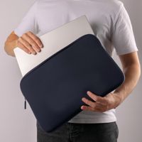 Accezz Basic Laptop Hülle 15-16 Zoll - Laptop Sleeve - Blau