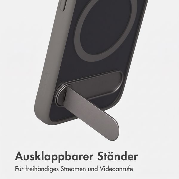 Accezz Hold Backcover mit MagSafe Apple iPhone 15 Pro - Grey