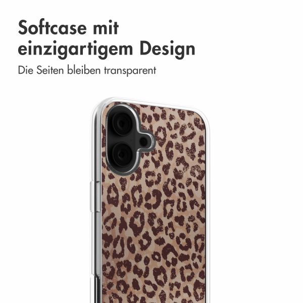 imoshion  Design Hülle für das iPhone 16 - Leopard Mood