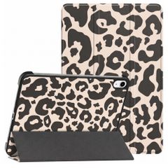 imoshion Design Trifold Klaphülle Apple iPad 11 (2025) 11 Zoll A16 / iPad 10 (2022) 10.9 Zoll - Leopard