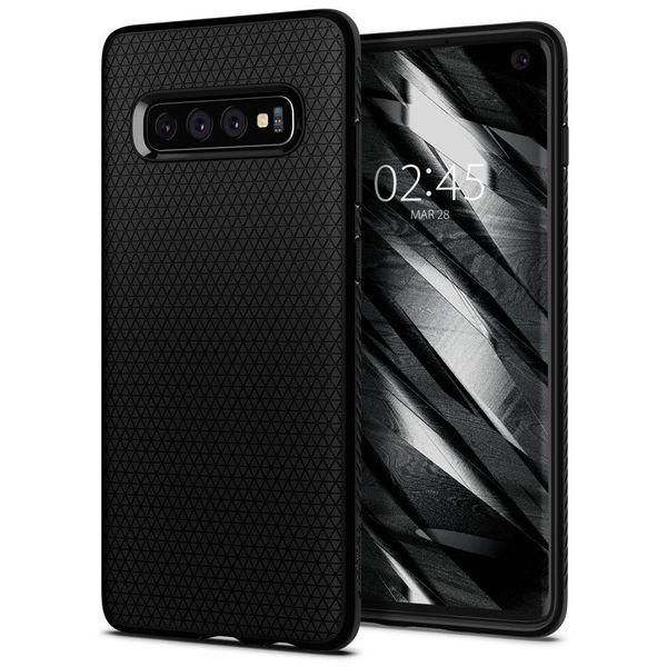Spigen Liquid Air™ Backcover Samsung Galaxy S10 - Schwarz