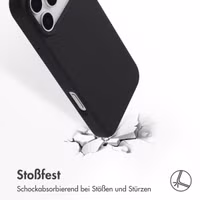 Accezz Liquid Silikoncase mit MagSafe Apple iPhone 17 Pro Max - Schwarz