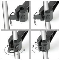 Lampa Smart Scooter Flow - Telefonhalter Motorroller - Spiegel- und Windschutzscheibenbefestigung - Schwarz