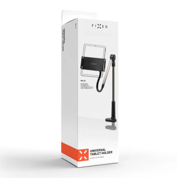 Fixed Relax Tablet-Ständer – Verstellbar – 360 Grad drehbar – Schwarz