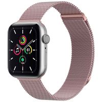 imoshion Mailändische Magnetarmband für die Apple Watch Series 1-10 / SE / Ultra (2) - 42/44/45/46/49 mm - Größe S - Rosa