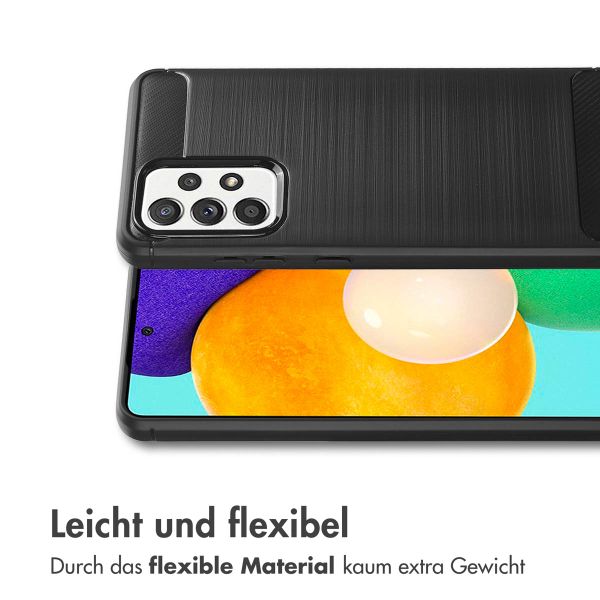 imoshion Brushed Back Cover für das Samsung Galaxy A52(s) (5G/4G) - Schwarz