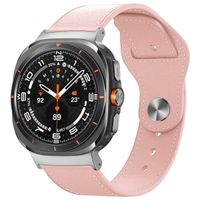 imoshion Lederarmband für die Samsung Galaxy Watch Ultra (2024/2025) - Rosa