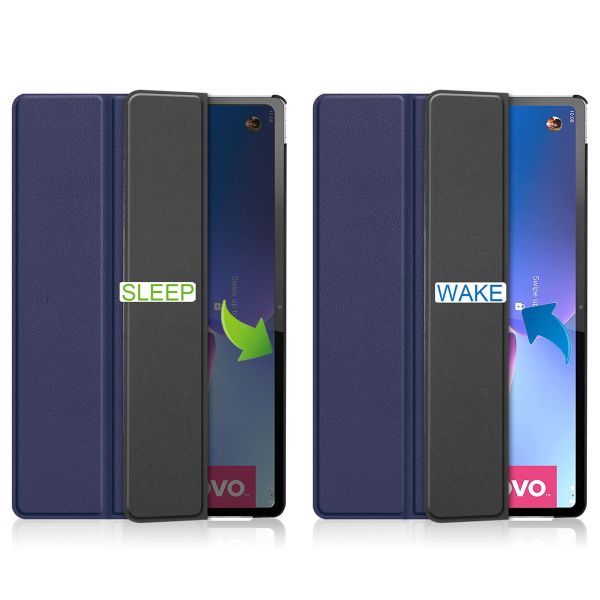 imoshion Trifold Klapphülle Lenovo Tab P12 Pro - Dunkelblau