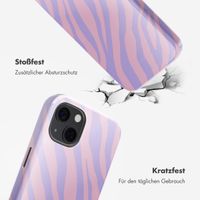 Selencia Vivid Tough Back Cover MagSafe für das iPhone 13 - Zebra Light Pink Lilac