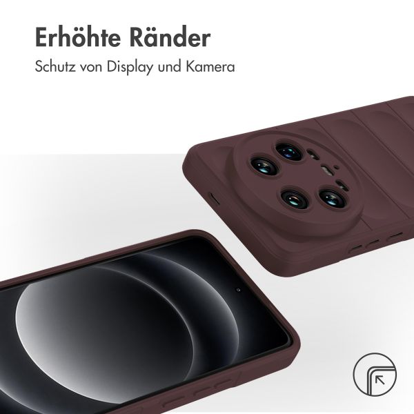 imoshion EasyGrip Back Cover für das Xiaomi 14 Ultra - Aubergine