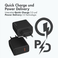 imoshion 65 Watt Ladegerät | 2x USB-C + 1x USB-A - Schwarz