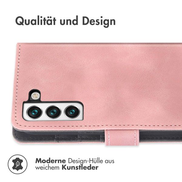 imoshion Klapphülle mit Kordel Samsung Galaxy S21 FE - Rosa