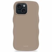 Holdit Wavy Case für das iPhone 13/14/15 - Mocha Brown