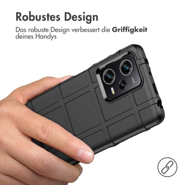 imoshion Rugged Shield Backcover für das Xiaomi Poco X5 Pro 5G - Schwarz