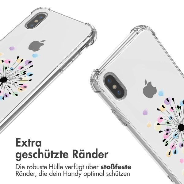 imoshion Design Hülle mit Band Apple iPhone X / Xs - Sandstone Dandelion