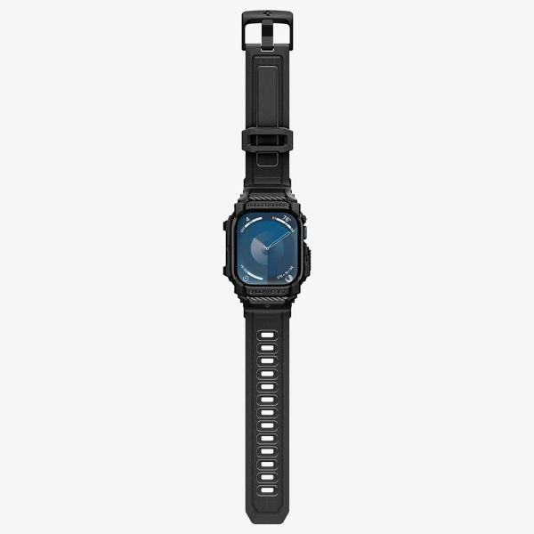 Spigen Rugged Armor™ Pro Case für Apple Watch 10 - 46 mm - Matte Black