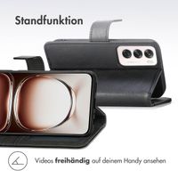 imoshion Luxuriöse Klapphülle Oppo Reno 12 Pro - Schwarz