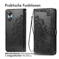 imoshion Mandala Klapphülle Oppo A17 - Schwarz