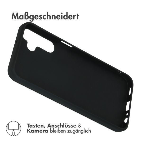 Accezz Color TPU Hülle Samsung Galaxy A15 (5G/4G) - Schwarz