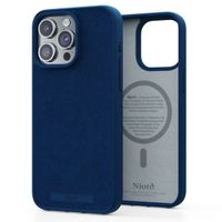 Njorð Collections Wildleder Comfort+ Case MagSafe für das iPhone 15 Pro Max - Blue