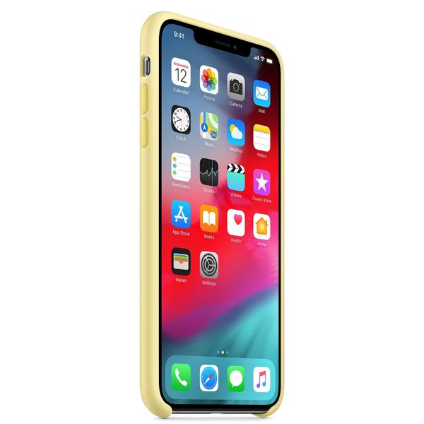 Apple Silikoncase Mellow Yellow für das iPhone Xs Max