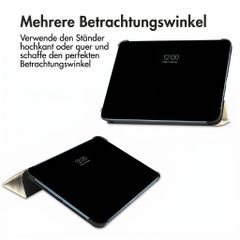 imoshion Design Trifold Klaphülle Apple iPad 11 (2025) 11 Zoll A16 / iPad 10 (2022) 10.9 Zoll - Garden Stripes