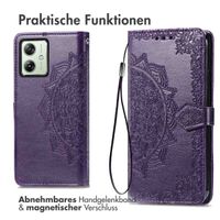 imoshion Mandala Klapphülle Motorola Moto G54 - Violett