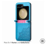 imoshion Mandala Klapphülle Samsung Galaxy Z Flip 5 - Türkis