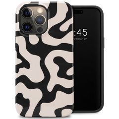 Selencia Vivid Back Cover für das iPhone 14 Pro Max - Art Wave Black