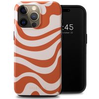 Selencia Vivid Tough Back Cover für das iPhone 15 Pro Max - Dream Swirl Orange