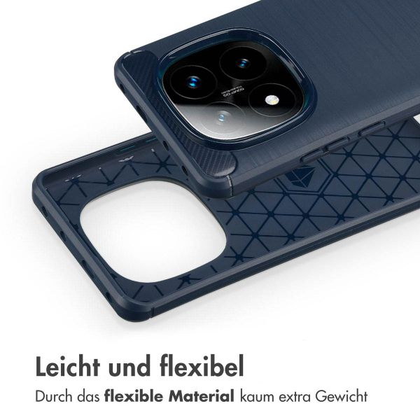 imoshion Brushed Back Cover Xiaomi Redmi Note 14 Pro (5G) - Dunkelblau