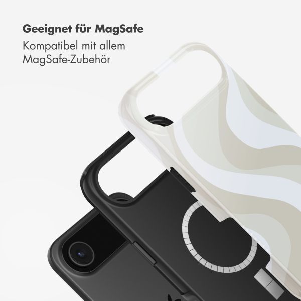 Selencia Vivid Rückabdeckung mit MagSafe Apple iPhone Air - Desert Waves Beige