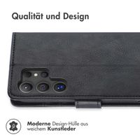 imoshion Luxuriöse Klapphülle für das Samsung Galaxy S24 Ultra - Schwarz