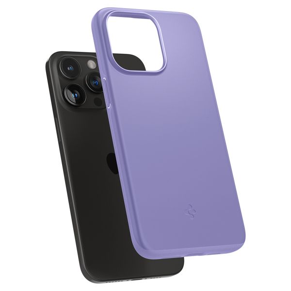 Spigen Thin Fit™ Hardcase für das Apple iPhone 15 Pro Max - Iris Purple