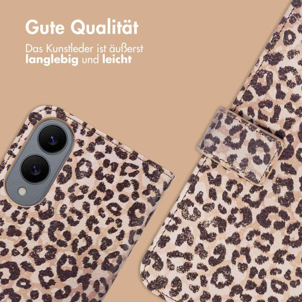 imoshion Design Klapphülle Samsung Galaxy S25 Edge - Leopard Mood