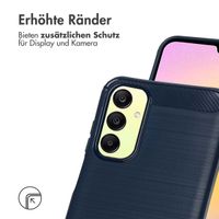 imoshion Brushed Back Cover Samsung Galaxy A25 (5G) - Dunkelblau